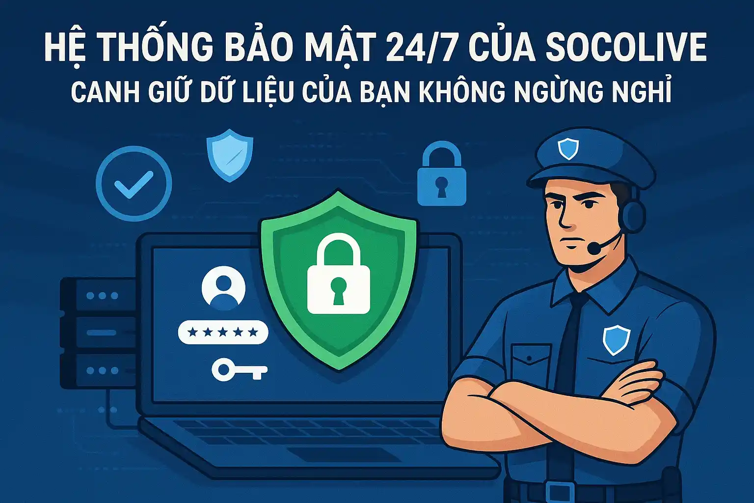 Hệ thống bảo mật 24/7 của Socolive – canh giữ dữ liệu của bạn không ngừng nghỉ