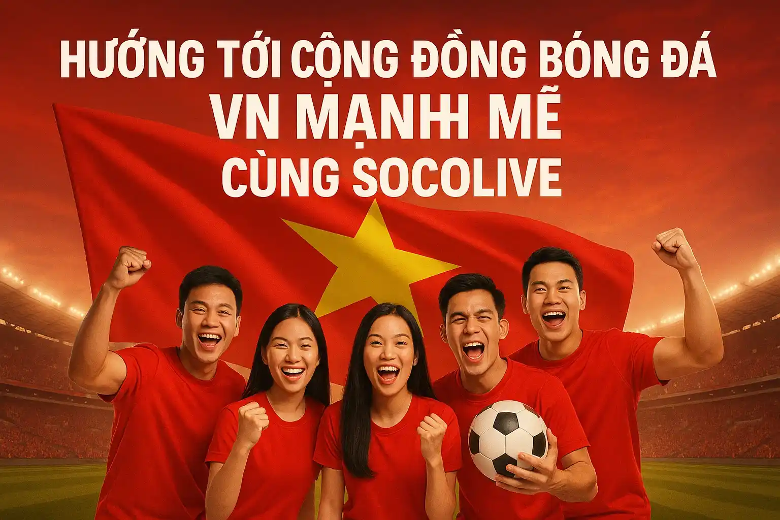 Hướng tới cộng đồng bóng đá VN mạnh mẽ cùng Socolive