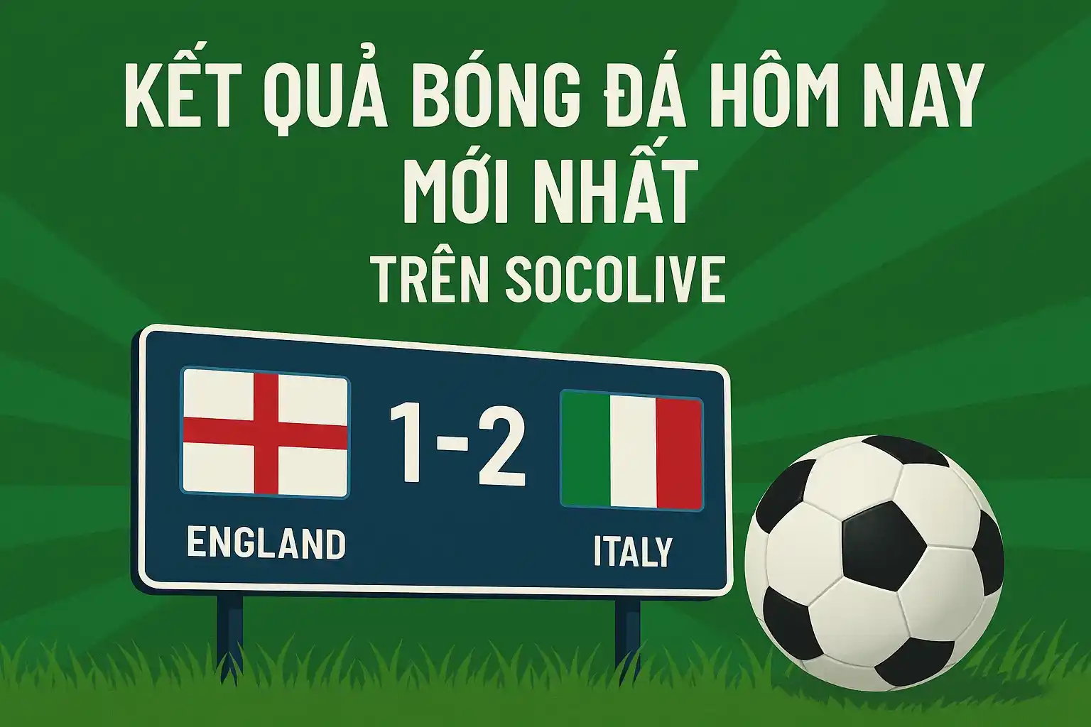 Kết quả bóng đá hôm nay mới nhất trên Socolive
