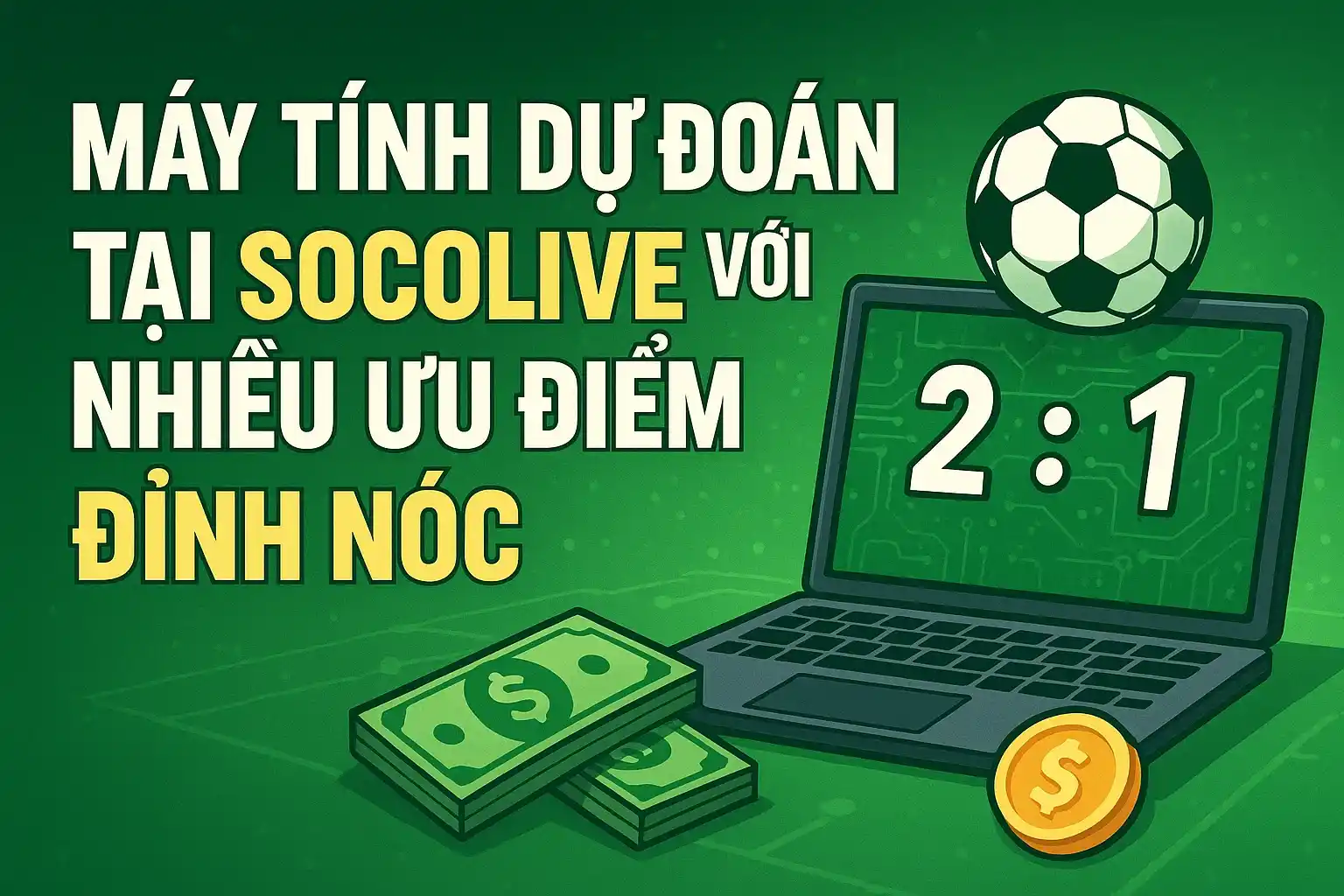 Máy tính dự đoán tại Socolive với nhiều ưu điểm đỉnh nóc