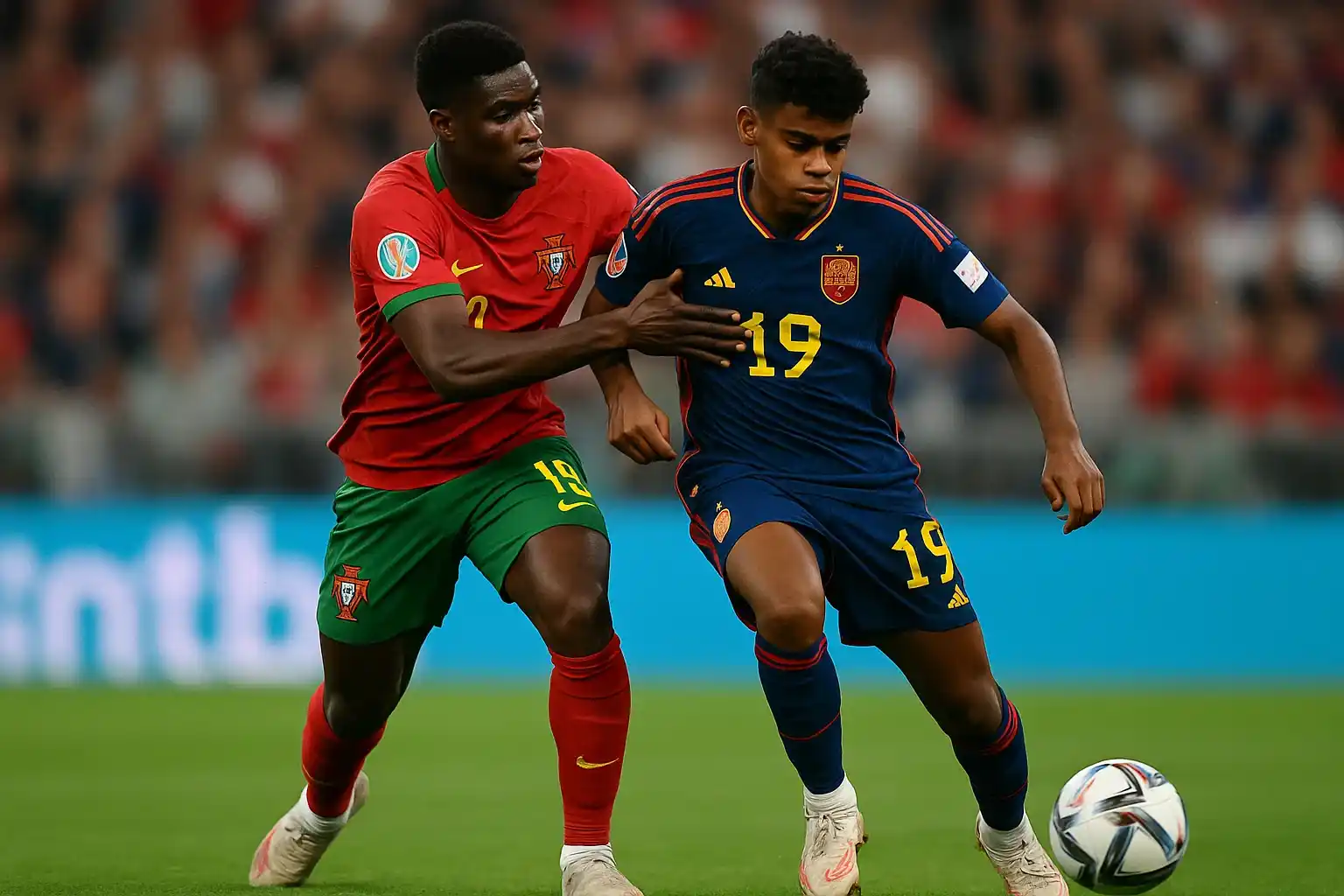 Nuno Mendes dễ dàng ‘bỏ túi’ Yamal trong chung kết UEFA