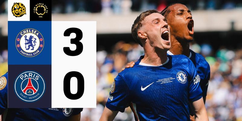 PSG thua Chelsea 3-0