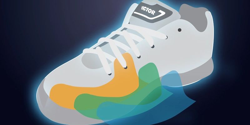 Công nghệ NitroLite được áp dụng trên các dòng giày cao cấp của Victor mang đến cảm giác nhẹ nhàng, êm ái